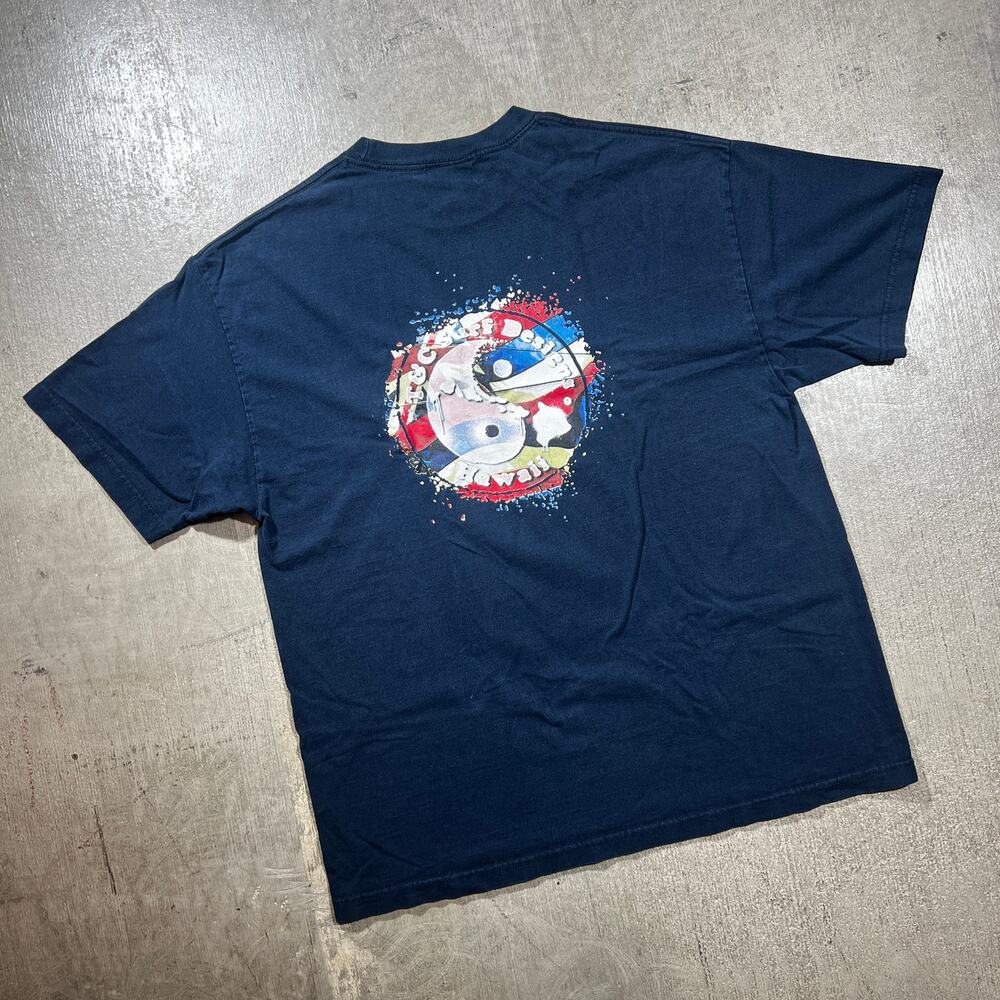 Y2K T&C Surf Designs Hawaii Navy Yin Yang T-Shirt Surf Large